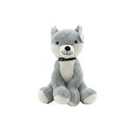 Sevimli Peluş Sibirya Kurdu 50 cm Uyku Arkadaşım