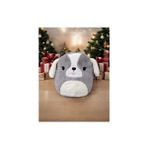 Sevimli Peluş Yastık & Uyku Arkadaşı Köpek Yastık & Yumuşak Hediyelik 45 cm - Gri