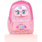 Sevimli Pembe Çocuk Sırt Çantası, Eğlenceli Tasarım - Seçenek 1 - Ahşap - Bej