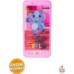 Sevimli Pembe Fil Desenli Cep Telefonu, Eğlenceli ve Öğretici Pilli Oyuncak - Seçenek 1