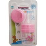 Sevimli Pembe Mini Biberon Seti, Bebekler Için Güvenle Kullanılır - Ahşap - Bej