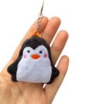 Sevimli Penguen Peluş Kawaii Anahtarlık Çanta ve Cüzdan Aksesuarı Hediyelik (1 Adet)