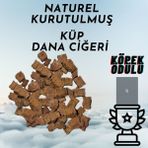 Sevimli Pet Store Doğal Dana Küp Ciğer 150gr - Diş Dostu Yumuşak Köpek Ödül Maması Katkısız & Yerli