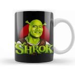 Sevimli Shrek Temalı Beyaz Porselen Kupa Bardak - Seçenek 1