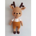 Sevimli Şirin Geyik Uyku Arkadaşı Amigurumi Organik Oyuncak