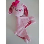 Sevimli Tavşan Uyku Arkadaşım Amigurumi Organik Oyuncak
