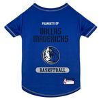 Sevimli Tişörtü, X-Small - Basketbol Takımı Logolu NBA Dallas Mavericks Gömleği. Rahat Modaya Uygun Ancak Dayanıklı Evcil Hayvan Kıyafeti, Sportif Tişörtü