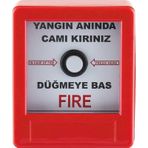 Sevimsel Yangın Alarm İkaz Butonu