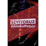 Seviyoruz Allahaffetsin 20X7 cm Dekoratif Yazı Jdm Araba-Moto Cam Laptop Etiket Hologram Etiket