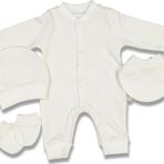 Sevnur Baby 55 Cm Prematüre Bebek Beyaz Renk 5 Parça Hastane Çıkışı 90392
