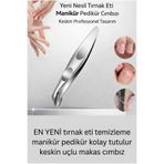 SEVRU Tırnak Eti Kesme Cımbızı Paslanmaz Batık Tırnak Et Cımbızı Kavisli