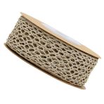 SEWACC 1 Rulo örgü şerit paket şerit metal döşeme yapay elmas şerit çiçek buketi için şerit yay düğümlü şerit örgü örgü halat papyon süslemek saç aksesuarları kurdele örgü kemer