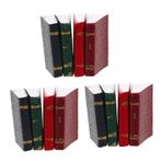 SEWACC 12 Adet Bebek Evi Kitap Minyatür Kitap Süsü Minyatür Kitap Koleksiyonu Minyatür Kitaplar Rustik Ev Dekorasyonu Kitap Biter Dekoratif Minyatür Kitap Modeli Sehpa Sözlük Ofis Kağıt