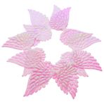 SEWACC 12 Adet Diy Parti Dekorasyon Giyim Sırt Çantası Aksesuarları Melek Kanatları (küçük 8.5cm Fantezi Tozu) (torbada 12 Adet) 12 Adet Diy Melek Kolye Kumaş Torbalı Senfoni Tozu Bez