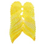 SEWACC 12 Adet Diy Parti Dekorasyon Giyim Sırt Çantası Aksesuarları Melek Kanatları (küçük 8.5cm Fantezi Tozu) (torbada 12 Adet) 12 Adet Kot Diy Melek Kolye Kumaş Sahne Altın Ve Gümüş Bez