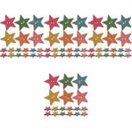 SEWACC 200 Adet Beş Köşeli Yıldız Düğmeleri Yıldız Karalama Defteri Düğmeleri Eski Yıldız Düğmeleri Pentagram Düğmeleri Tığ Işi Için El Yapımı Etiketler Ahşap Çocuk Bohem Düz Ayakkabılar