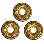 SEWACC 3 Parça Kendin Yap Anahtarlık Çin Sikke Kolye Feng Shui Pirinç Çekicilik Feng Shui Anahtar Takılar Pirinç Sikke Kolye Feng Shui Anahtarlıklar Kolye Cazibe Bakır Dikiz Aynası