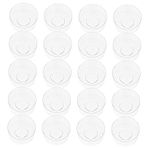 SEWACC 40 Adet Mum Ayar Kutusu Şeffaf Plastik Tealight Bardak Dekoratif Mum Boş Mum Kavanozları Mum Diy Konteyner Plastik Mumluk Plastik Mum Kabı Temizle Mum Balmumu Depolama Rafı Aşk