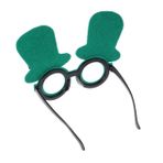 SEWACC 5 Adet Şapka Gözlük Yonca Gözlük St. Patrick'in Günü Lenssiz Gözlük Soğan Tozu Makyaj Yapmak