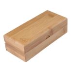 SEWACC Ahşap Gözlük Saklama Kutusu Hediye Paketleme Kutusu Vintage Gözlük Kutusu Gözlük Camı Durumda Gözlük Kabı Sadelik Gözlük Saklama Kabı Gözlük Kılıfı Güneş Gözlüğü Taşıma Çantası