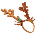 SEWACC Ahşap Yazı Panosu Noel Kafa Bandı Geyiği Noel Boynuzları Kafa Bandı Yılbaşı Ağacı Için Boynuz Süsleri Kadınlar Için Noel Saç Bantları Yedi Boynuz Bebek Giyim Parti Malzemeleri