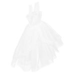 SEWACC Kız Oyuncak Bebek Giysileri Bebek Düğün Elbisesi Bebek Parti Elbisesi Elbise Küçük Melek Elbisesi Bebek Prenses Kostüm Elbiseler Polyester Nedime Elbisesi Değiştirilebilir Gelin