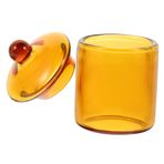 SEWACC Mini Cam Kavanoz Minyatürler Minyatür Şeker Kavanozu Mini Şeker Kavanozu Fotoğraf Süsleri Yemek Kavanozu Kavanoz Oynuyormuş Gibi Yap Minyatür Cam Şişe Renkli Takı Puding Ev Bardak