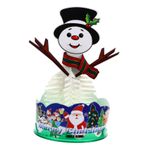 SEWACC Oyuncak 1 Takım Noel Ebeveyn-çocuk ı Büyüyen Tatil Ağacı Çocuklar Eğitici Hediye Kristal Büyüyen Bahçe Ağacı Kristal Yetiştirme Kiti Kitler Kağıt Sihirli Ağaç Beyaz Noel Ağacı