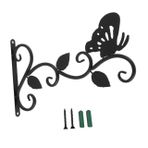 SEWOART 1 Takım Asılı Kanca Ekici Pot Kapalı Çiçeklik Dekor Bitkiler Için Dış Standı Asılı Çiçekler Dekorasyon Çiçek Sepeti Askı Rüzgar Çanları Açık Havada Balkon Ekici Demir