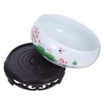SEWOART 1 Takım Nergis Saksısı Nilüfer Kasesi Topraksız Saksı Bonzai Kasesi Çin Potu Kase Ekici Kapalı Lotus Çiçekleri Için Kase Iç Mekan Bitkileri Için Lotus Yetiştiricileri Plastik