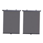 SEWOART 2 Adet Güneş Siperliği Araba Gölge Için Araba Yan Pencere Gölgeliği Yan Için Araba Tonları Ön Cam Güneş Gölge Araba Güneşlik Pu Örgü Gazlı Bez Güneş Koruması Bebek Güvenlik Maskesi