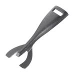 SEWOART Ergonomik Saplı Döküm Demir Teppanyaki Klipsi Güçlü Isıya Dayanıklı Hafif Biftek Tabağı Çatal Fırın Klipsi Aracı