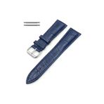 Sewor Lacivert Renk Deri Saat Kordonu 20 mm