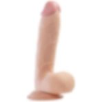 Sextoys Büyük Erkek Penisi 22.5 cm Realistik Gerçekçi Ten Dokusunda Kalın Büyük Vibratör Vantuzlu Yapay Erkek Penis Dildo Orgazm Vibratörü Sexshop Kadın Erkek Yetişkin Fantezi Seks Oyuncakları