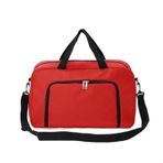 Seyahat Çantası 18 Inç Seyahat Spor Çantası Oxford Kumaş Hafta Sonu Gecelik Spor Çantası Erkekler Için Taşıma Çantası Spor Çantası Konaklama Çantası(Red)