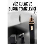 Seyahat Tipi Mini Taşınabilir Siyah Burun Kulak Yanak Kıl ve Tüy Temizleme Makinesi
