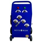Seybomak Havalı Petek Temizleme Makinesi Çift Yönlü darbeli 1,2 Hp mavi