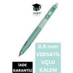 Seyfi Kırtasiye 0.5 mm Versatil Uçlu Kalem, Pastel Yeşil, Ergonomik Üçgen Tasarım