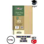 Seyfi Kırtasiye 14X20 cm A5 Eskiz Kara Kalem Çizim Defteri 140 gr Telli 50 Sayfa Herboy - Beyaz