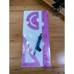 Seyfi Kırtasiye Kırılmaz Cetvel Seti 30 cm Pergel Iletki Gönye Cetvel Plastik Flexible Geometri Seti - Mor