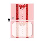 SEYFİKİRTASİYE 10 adet Karne Kılıfı 24x33 cm PEMBE KURDELA desenli Yüksek Gramaj Kartona Baskılı