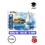 SEYFİKİRTASİYE 35X50 eskiz kara kalem çizim defteri 300 gr TELLİ 12 sayfa HERBOY