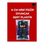 SEYFİKİRTASİYE 6 cm Mini Figür Oyuncak, Sert Plastik, Polis