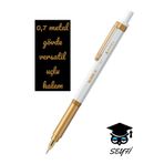 SEYFİKİRTASİYE Adel 0,7 Metal Gövde Versatil Uçlu Kalem, Altın