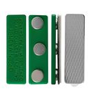 Seyhan Askeri Malzeme 10 Adet İsimlik Mıknatısı - Yakalık Mıknatısı 45×13 mm (3 Neodyum Mıknatıslı)