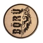Seyhan Askeri Malzeme BÖRÜ YAZILI - Deri PEÇ - Arma - Patch