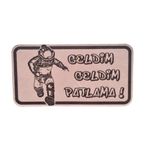 Seyhan Askeri Malzeme EOD Bomba İmha Deri PEÇ - Patlama Patlama Geldim -Arma - Leather Patch2