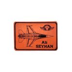 Seyhan Askeri Malzeme F16 Figting Falcon Deri Tulum İsimliği