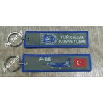 Seyhan Askeri Malzeme Hava Kuvvetleri Nano Örme Anahtarlık - Kumaş Anahtarlık - Standart - Mavi