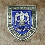 Seyhan Askeri Malzeme Hava Kuvvetleri Uzman Çavuş Metal Cüzdan Rozeti
